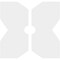 Ekena Millwork Titus Architectural Grade PVC Contemporary Ceiling Medallion, Two Piece, 20"OD x 3"ID x 7"C x 1"P CMP20TS2-03000 - alternate 4